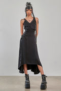 Banned Apparel Gothic High Low Dress Black Asymmetric