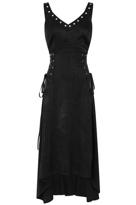 Banned Apparel Gothic High Low Dress Black Asymmetric