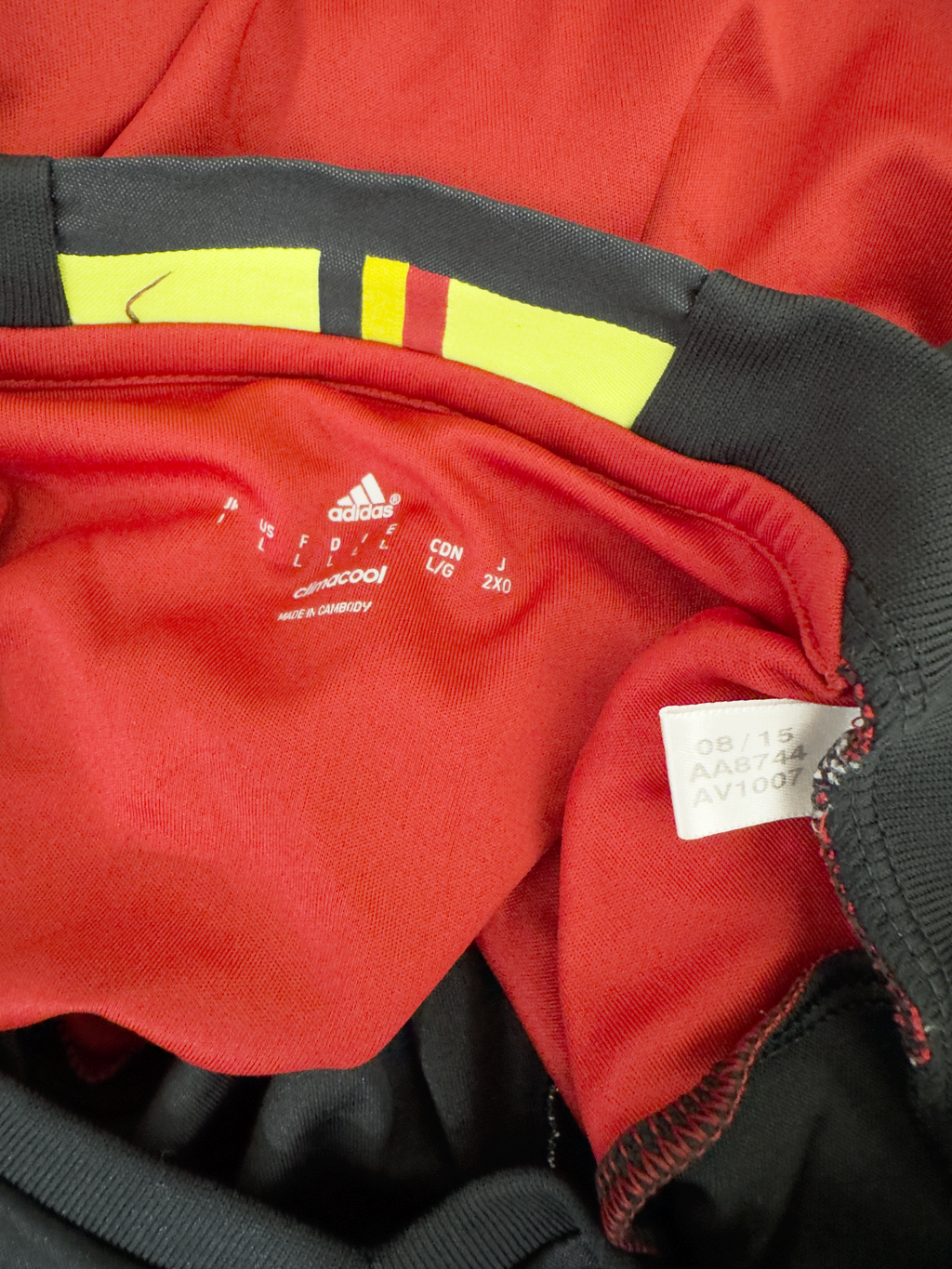 Belgium 2016-17 Home - Size L (M Fit)