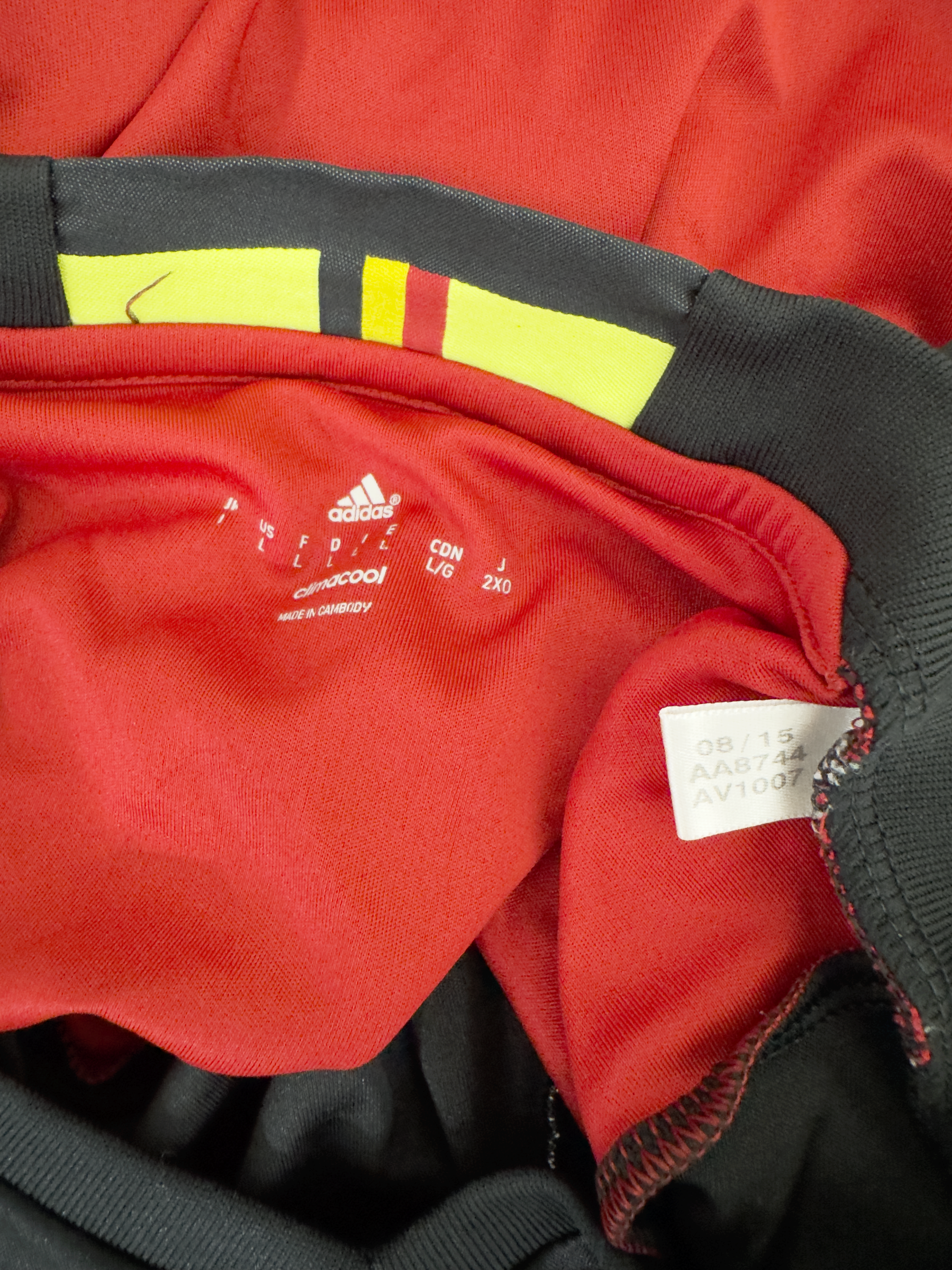 Belgium 2016-17 Home - Size L (M Fit)