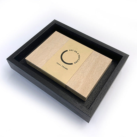 Handmade Obeche Wood Tray Frame (A5)