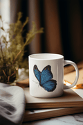 Blue Butterfly Mug – Charity Wildlife Art