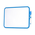 Blue Dry-Erase Whiteboard With Marker & Rubber