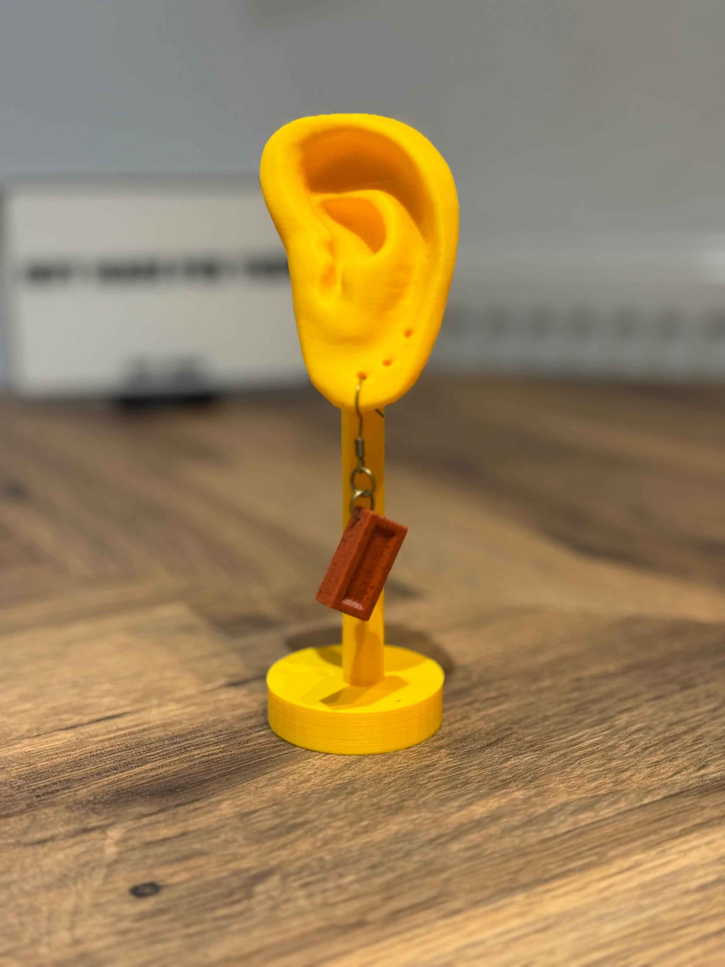 Brick Dangle Earrings | 3D Printed Quirky Earrings | Novelty Gift