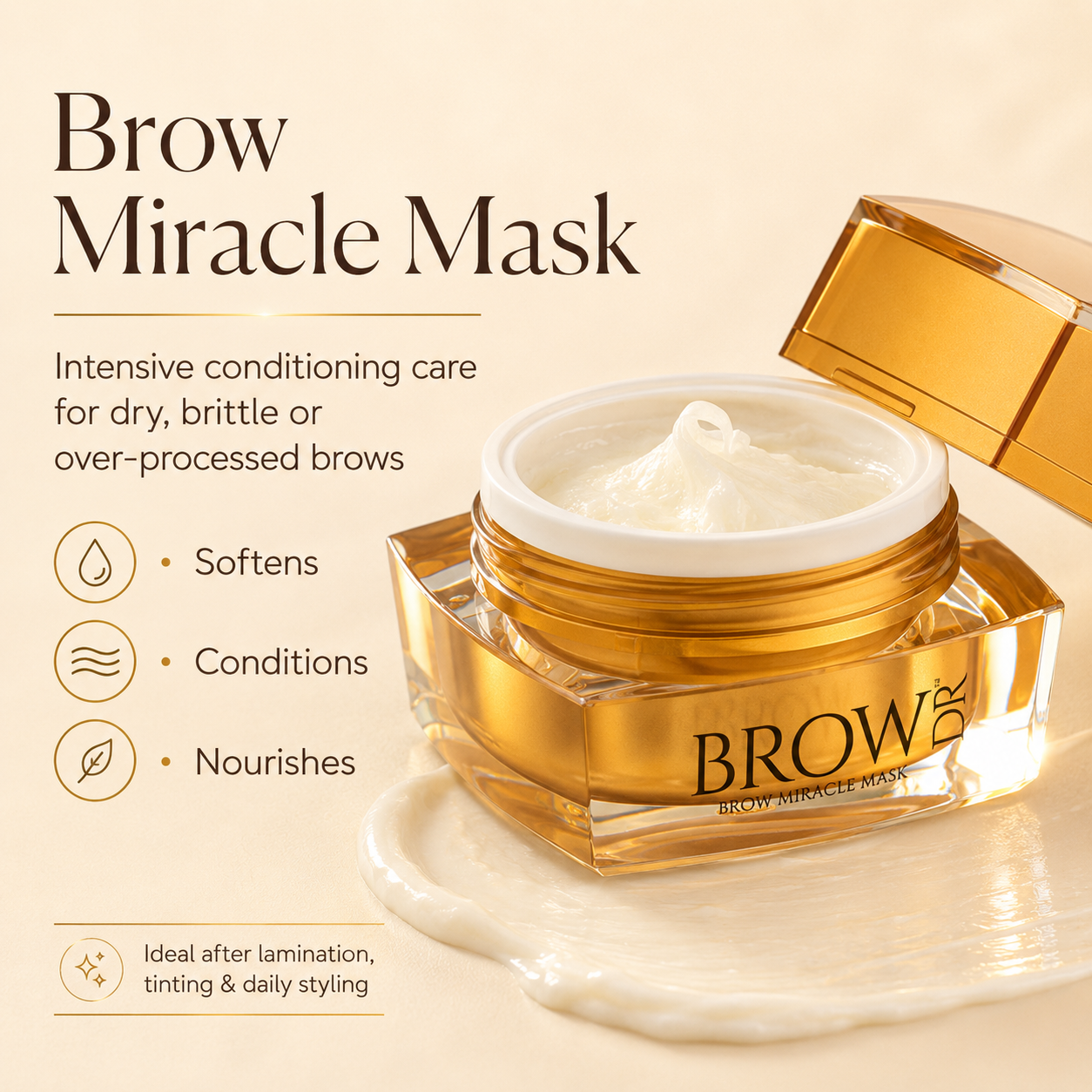 Intensive Moisture and Brow Hair Restoration Mask - London Brow Doctor
