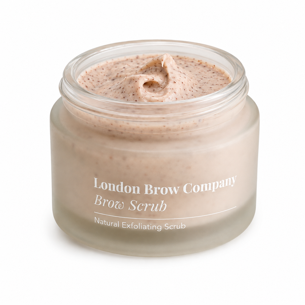 Exfoliating Brow Scrub – Natural Pre-Treatment for Henna & Tint