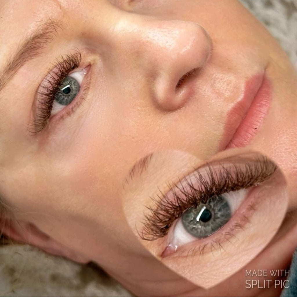 Brown W Lash 16 Row Mixed Tray