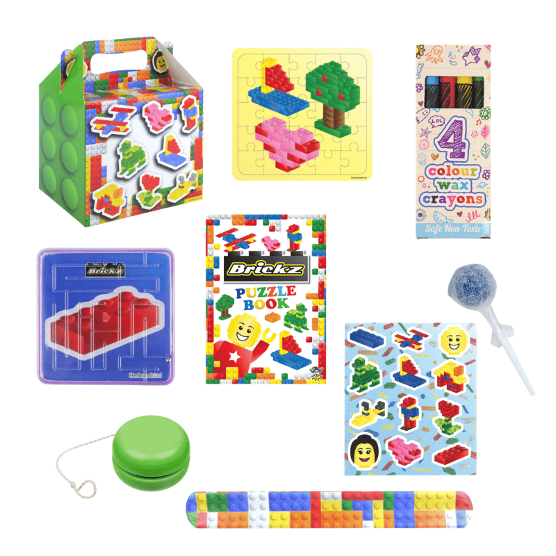 Building Blocks Theme Pre-Filled Party Box