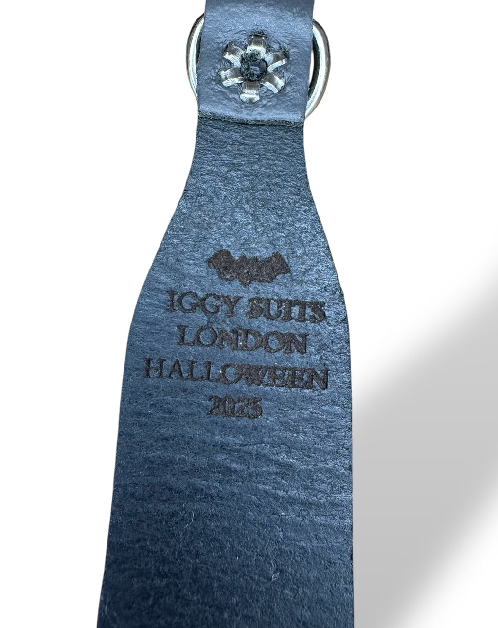 Leather Collar - HALLOWEEN - The Moonlit Bat