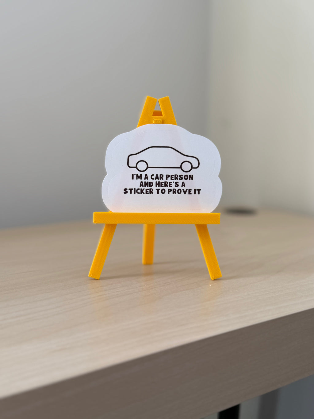 I'm a Car Person Sticker | Funny Car Bumper Sticker