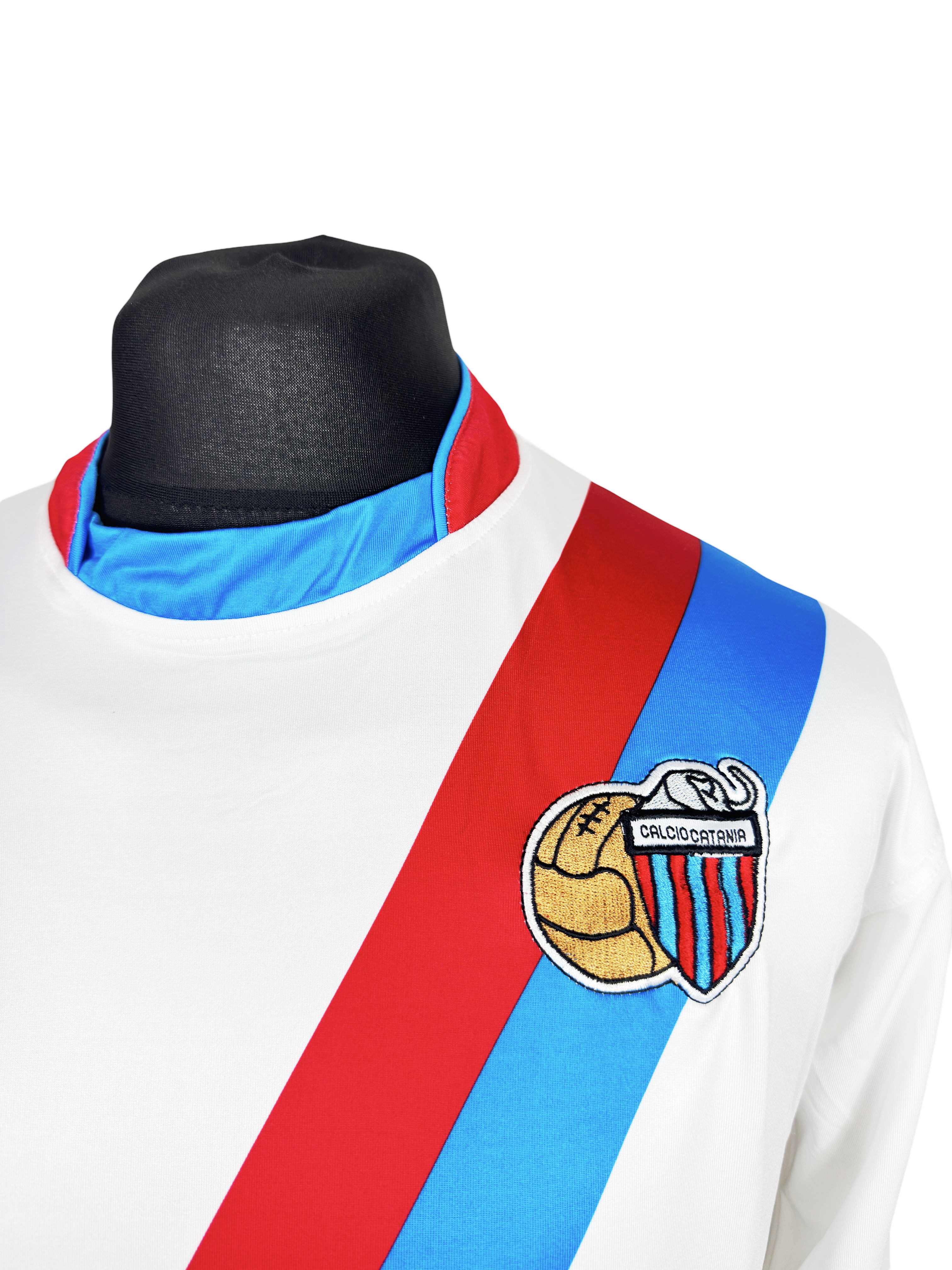 Catania 2008-10 L/S Away - Size L (M Fit)