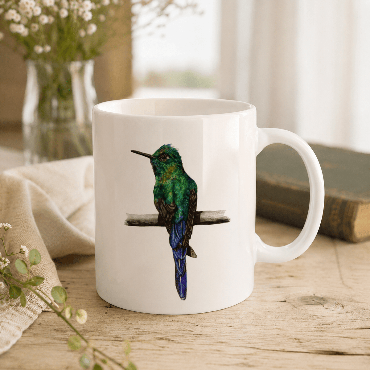 Hummingbird Mug – Wildlife Art