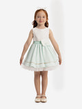 DRESS & Fleur Baby Girls Dress with Headband in Green
