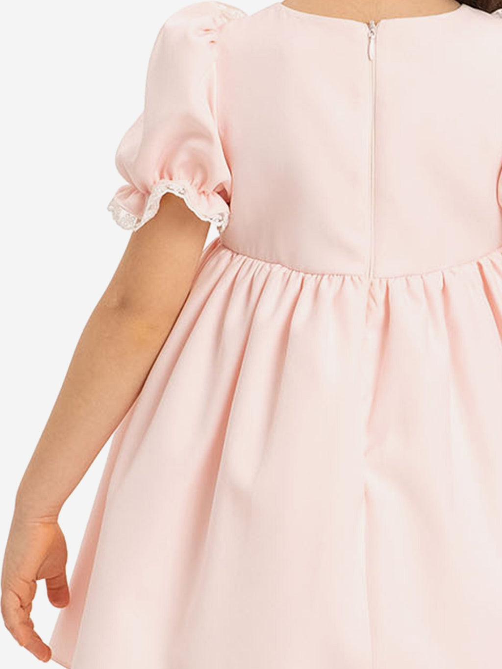 DRESS & Fleur Baby Girls Dress Set with Teddy Bear in Pink