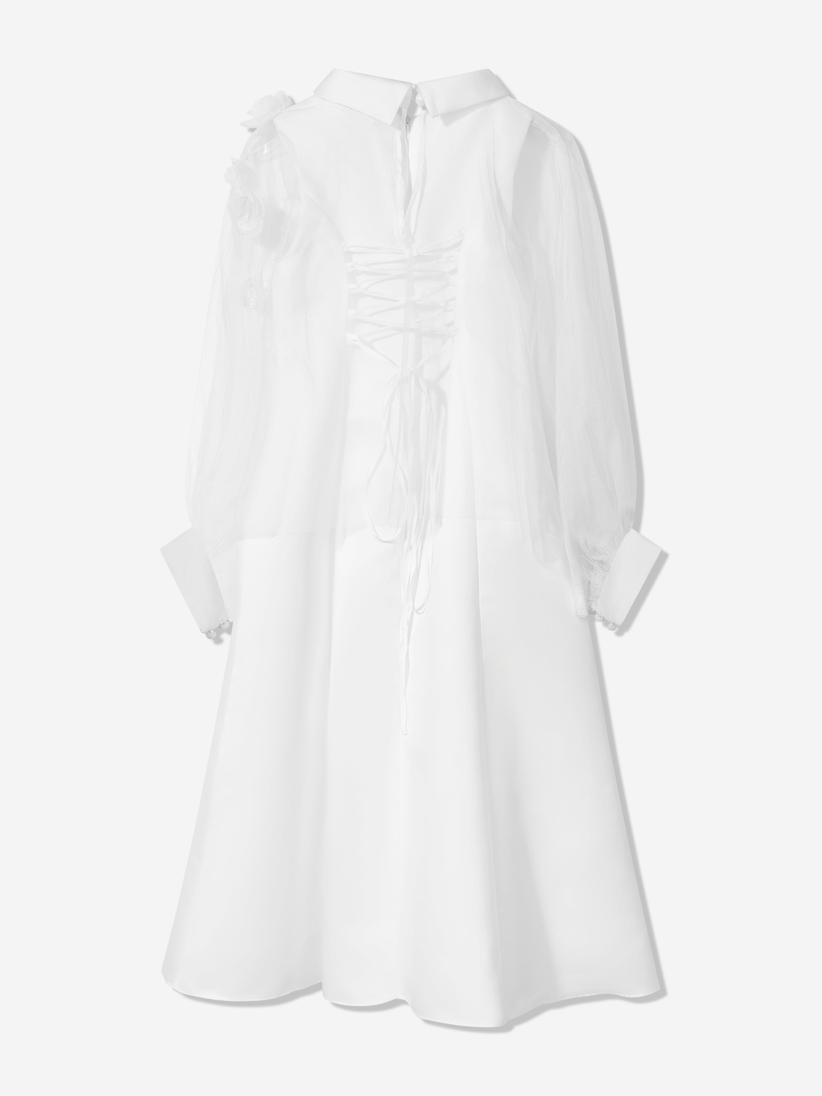 DRESS & Fleur Girls Occasion Dress in Ivory