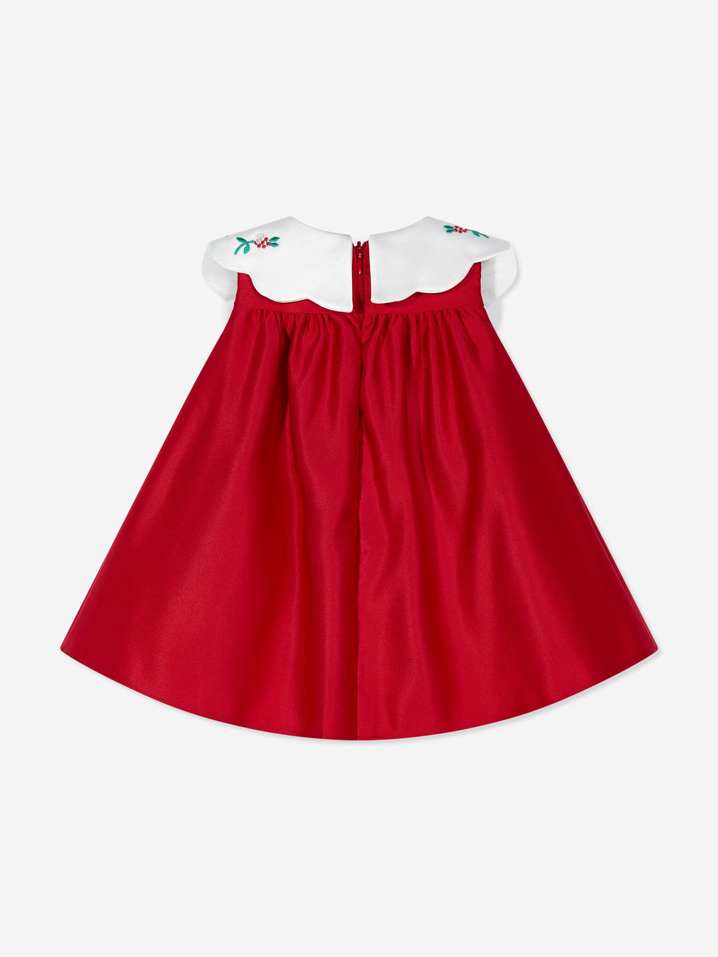DRESS & Fleur Baby Girls Occasion Dress with Headband in Red