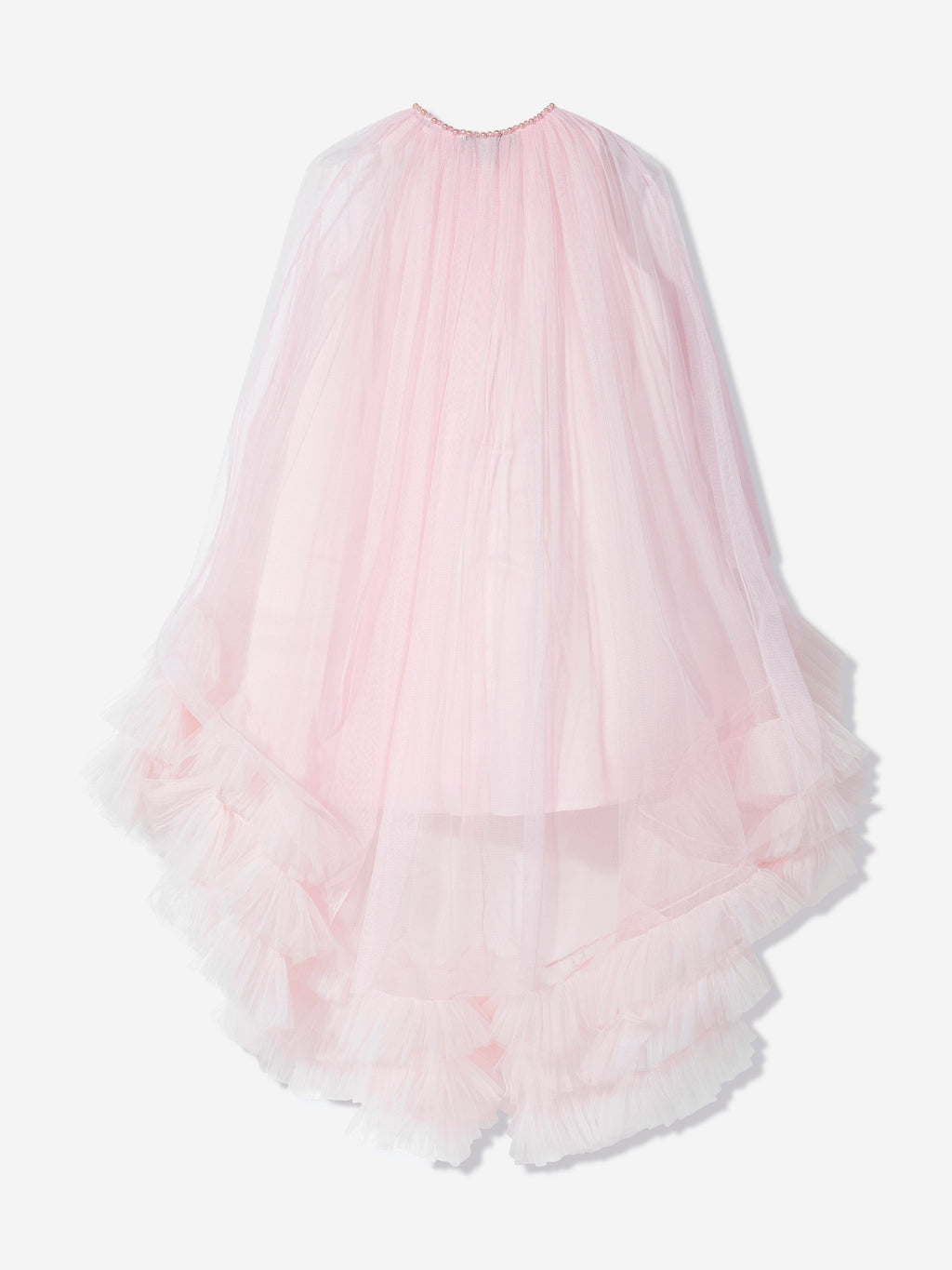 DRESS & Fleur Girls Occasion Dress and Cape Set in Pink