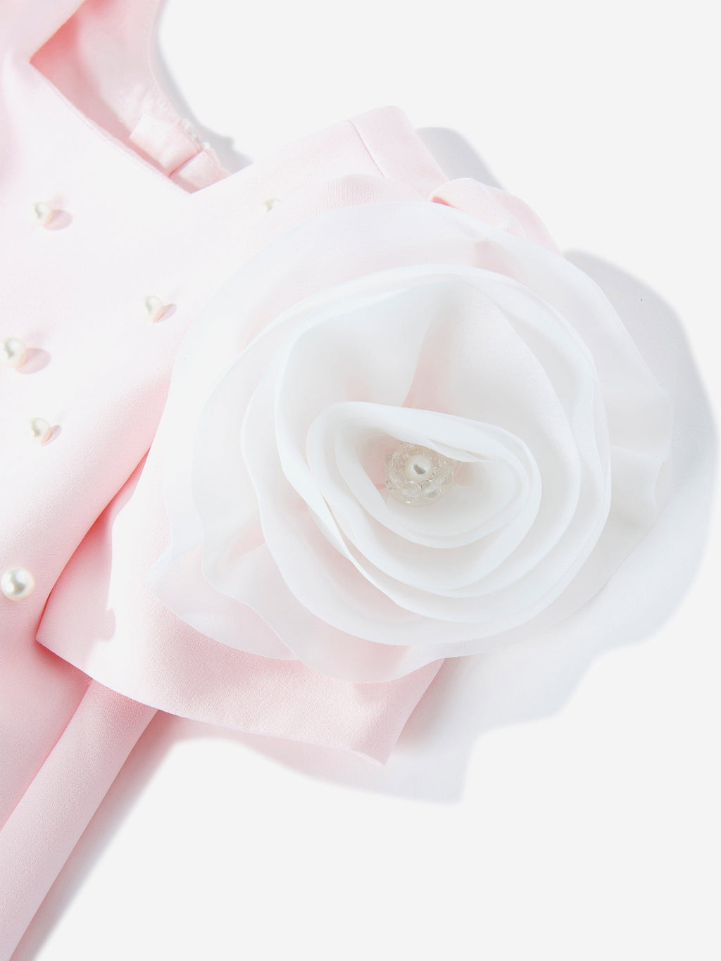 DRESS & Fleur Girls Flower Occasion Dress with Headband in Pink