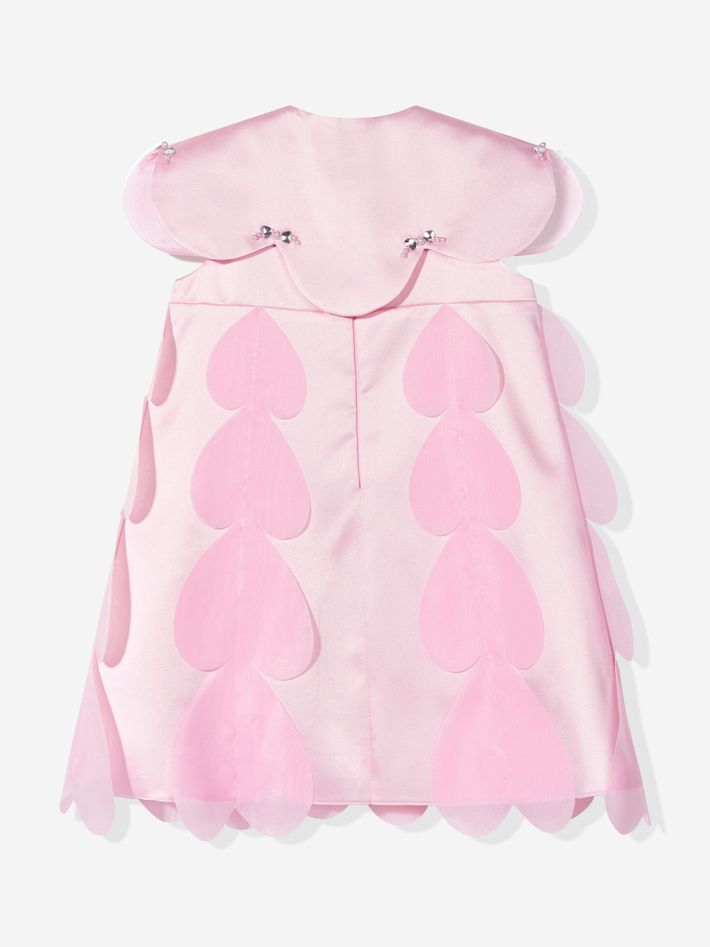 DRESS & Fleur Girls Heart Occasion Dress and Cape Set in Pink