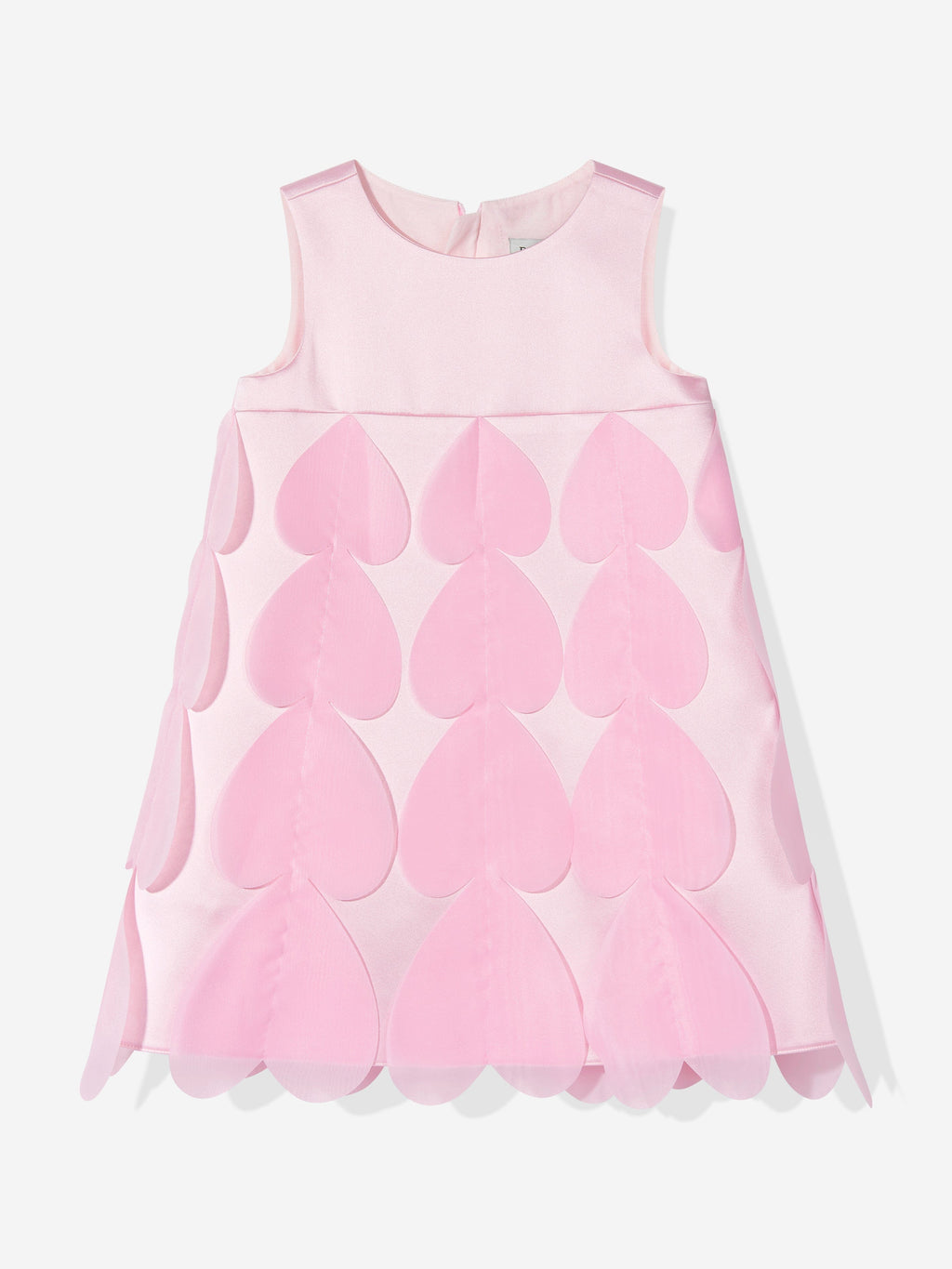 DRESS & Fleur Girls Heart Occasion Dress and Cape Set in Pink