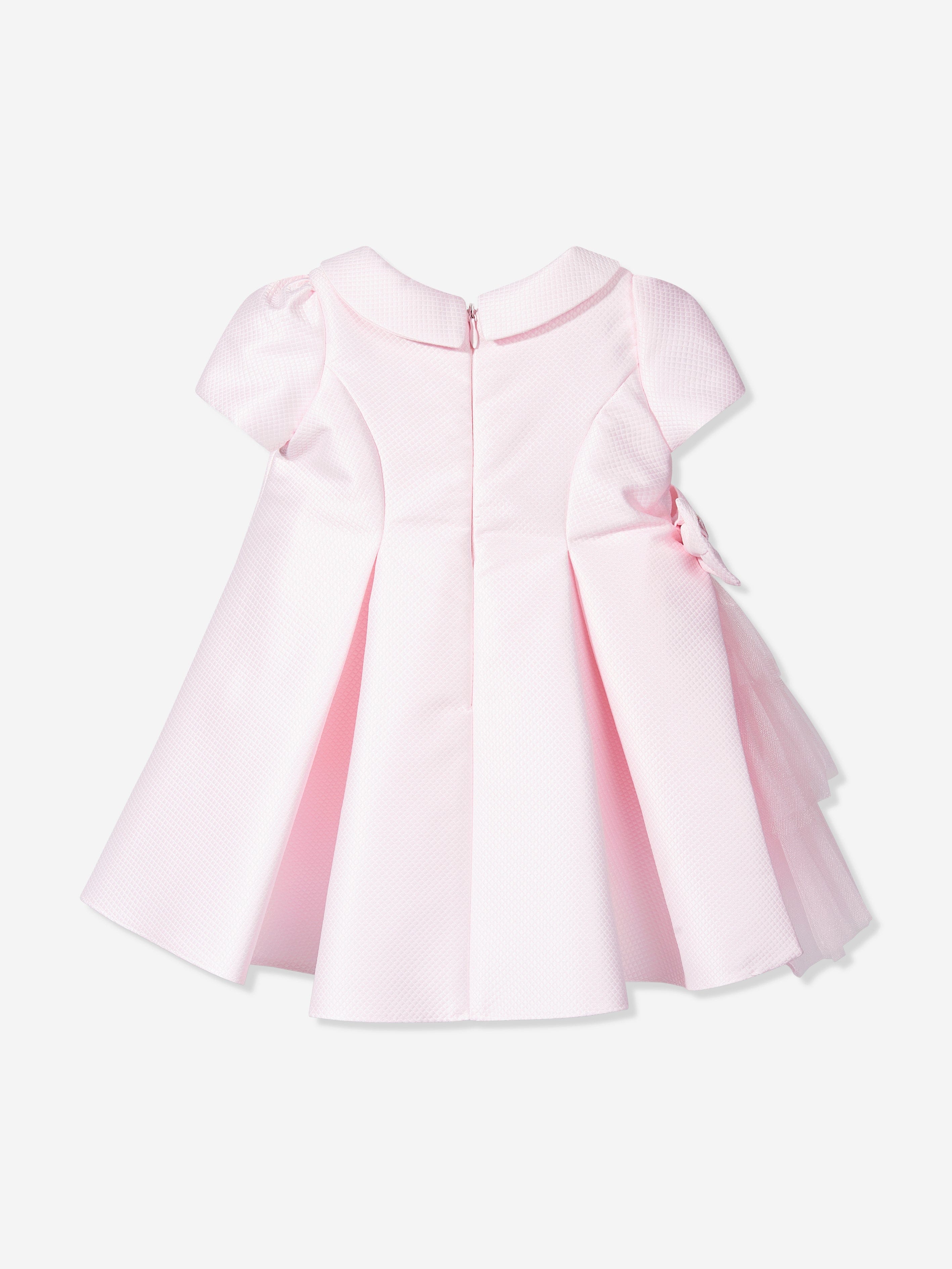 DRESS & Fleur Baby Girls Occasion Dress with Headband in Pink