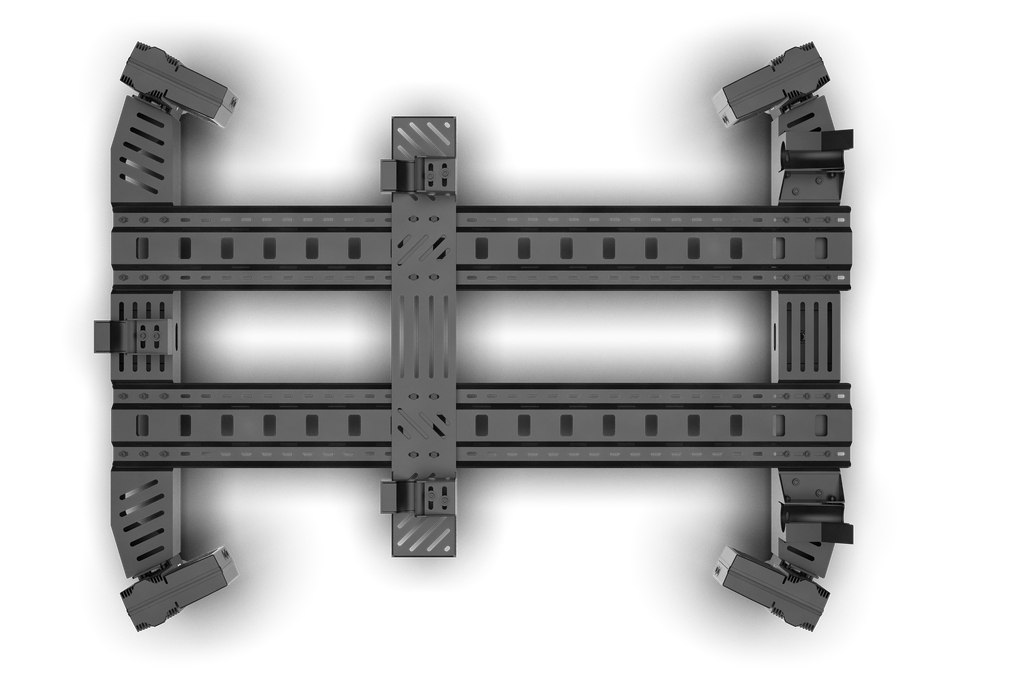 Motion System with 4 motors/actuators and Motion Sim Base