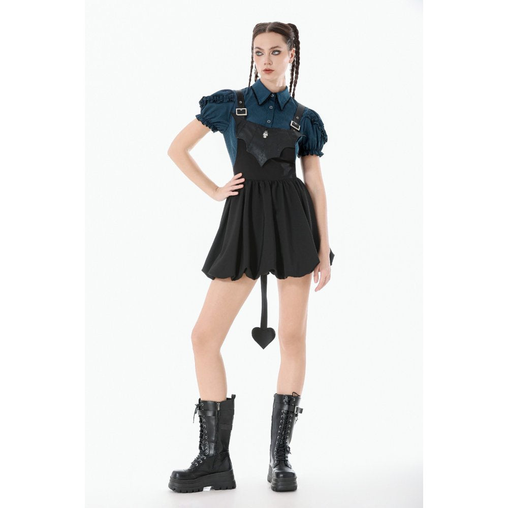 Dark In Love Lilith Bat Harness Bubble Dress