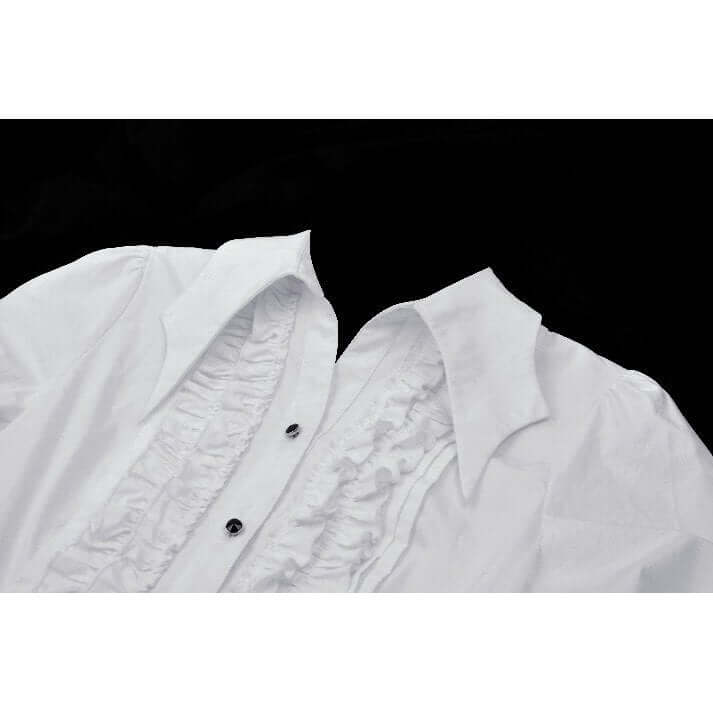 Dark in Love Queeny White Gothic Demon Shirt