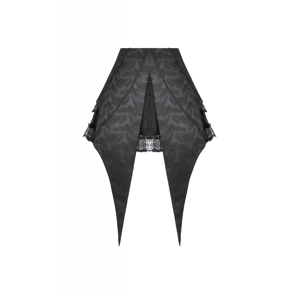 Dark in Love Thornspell Gothic Layered Lace Skirt
