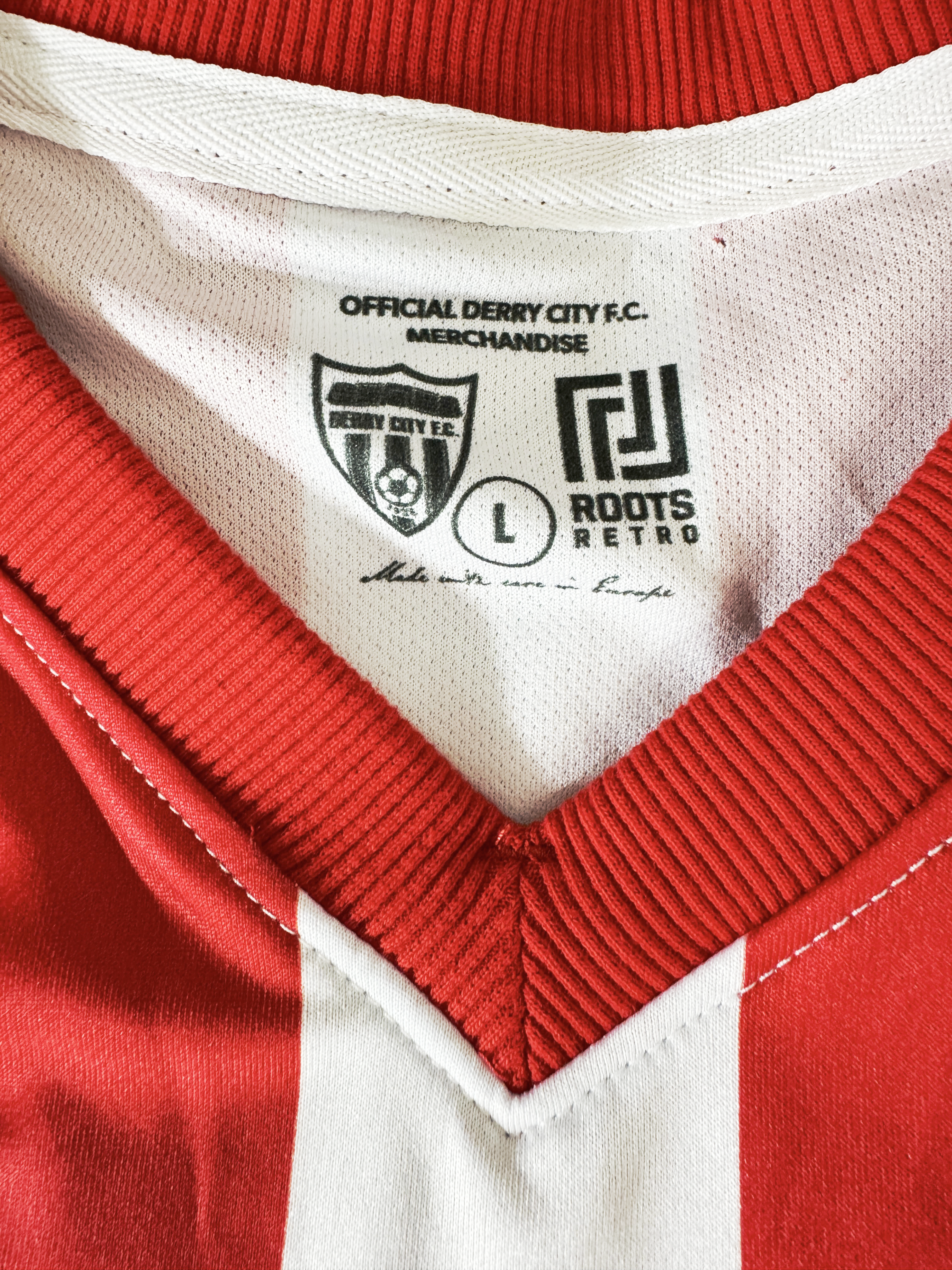 1986-87 Derry City x Roots Retro Home - Size L