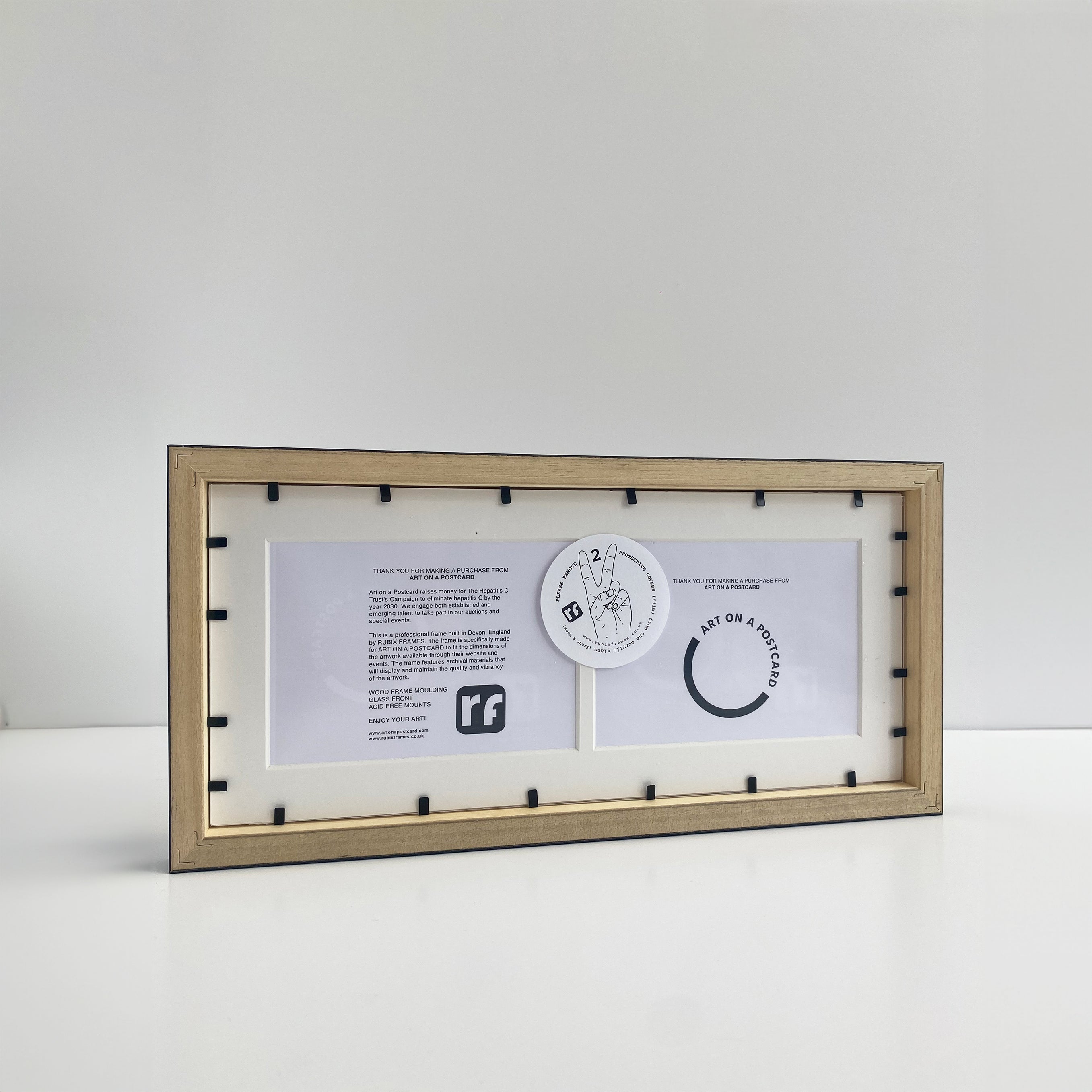 Twin Wooden Frames (10x15cms) (A6) Landscape