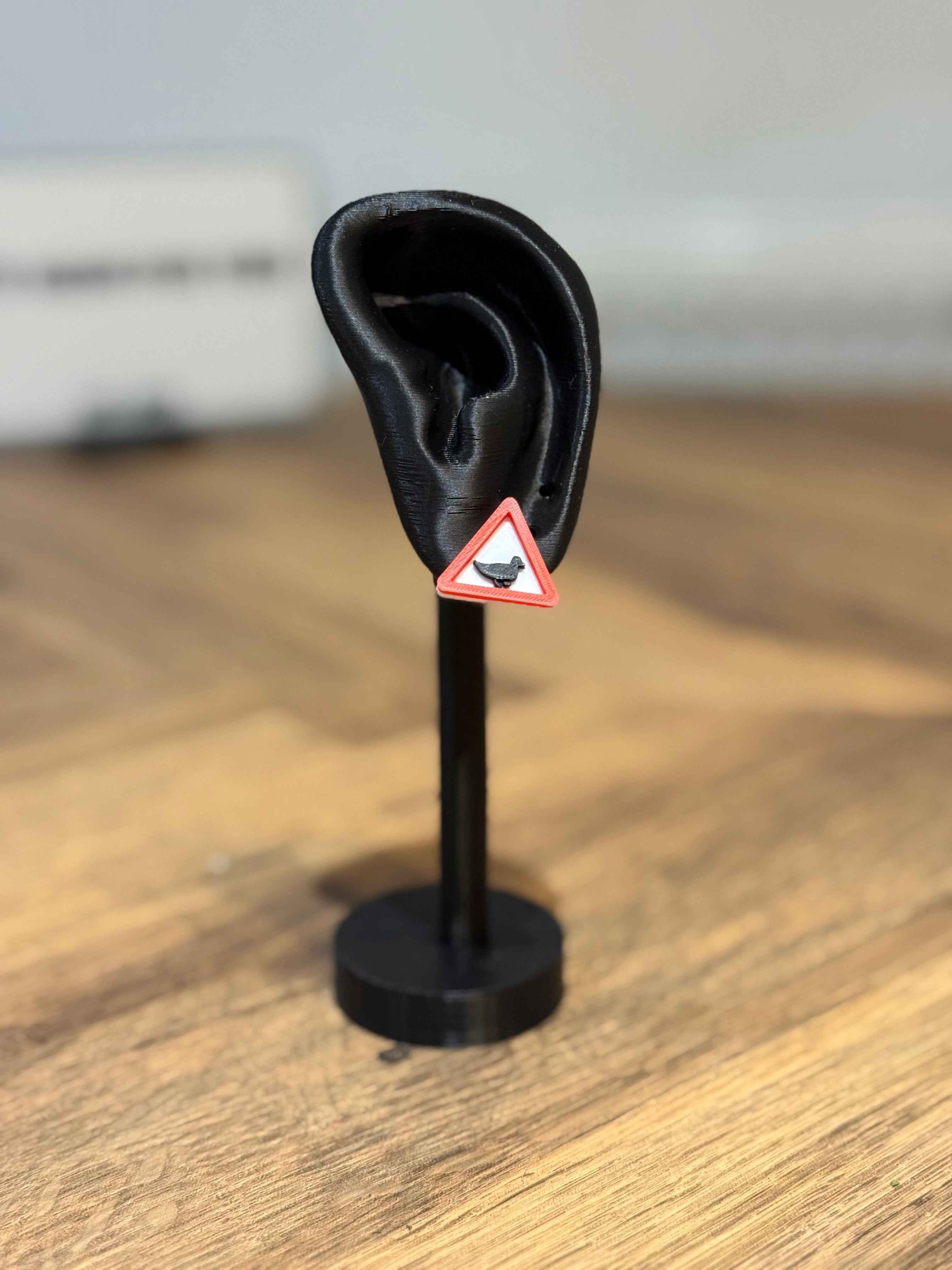 Warning Ducks Stud Earrings | Funny Road Sign Earrings | Duck Gift