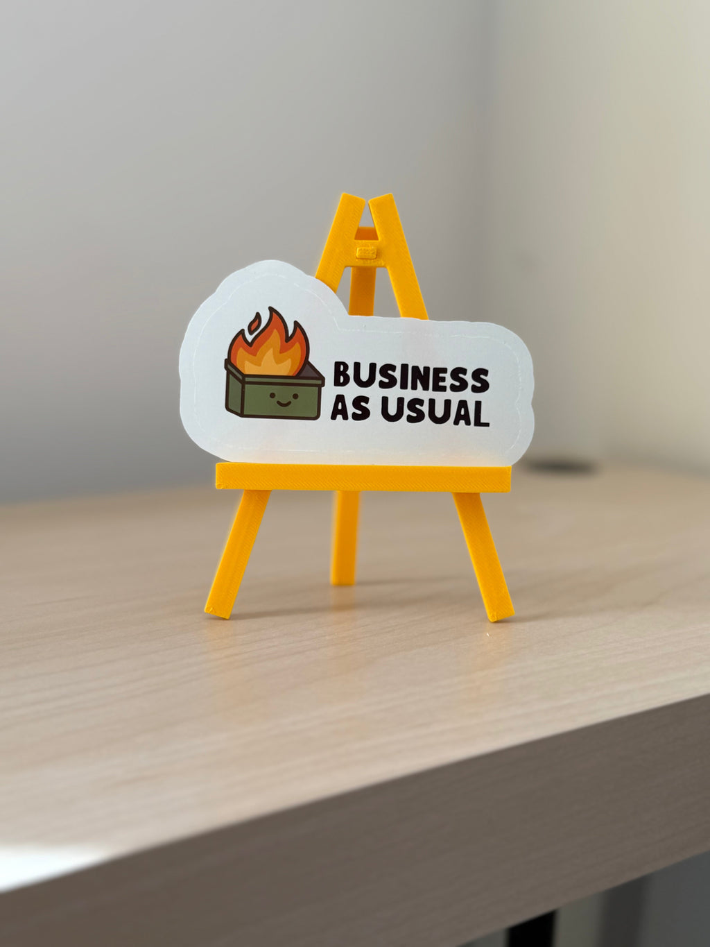 Dumpster Fire Sticker | Funny Meme Vinyl Laptop Sticker