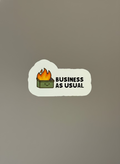 Dumpster Fire Sticker | Funny Meme Vinyl Laptop Sticker