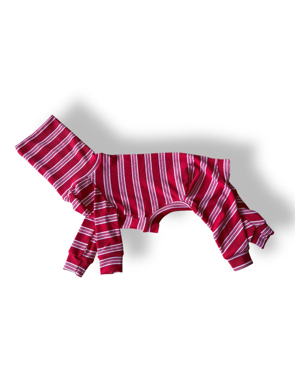 Ribbed Jersey Suit - Candy Cane