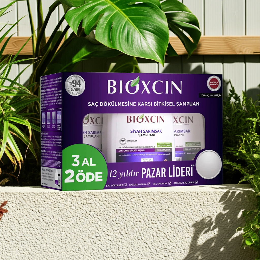 Bioxcin Black Garlic Hair Loss Shampoo | Sulphate-Free & Strengthening
