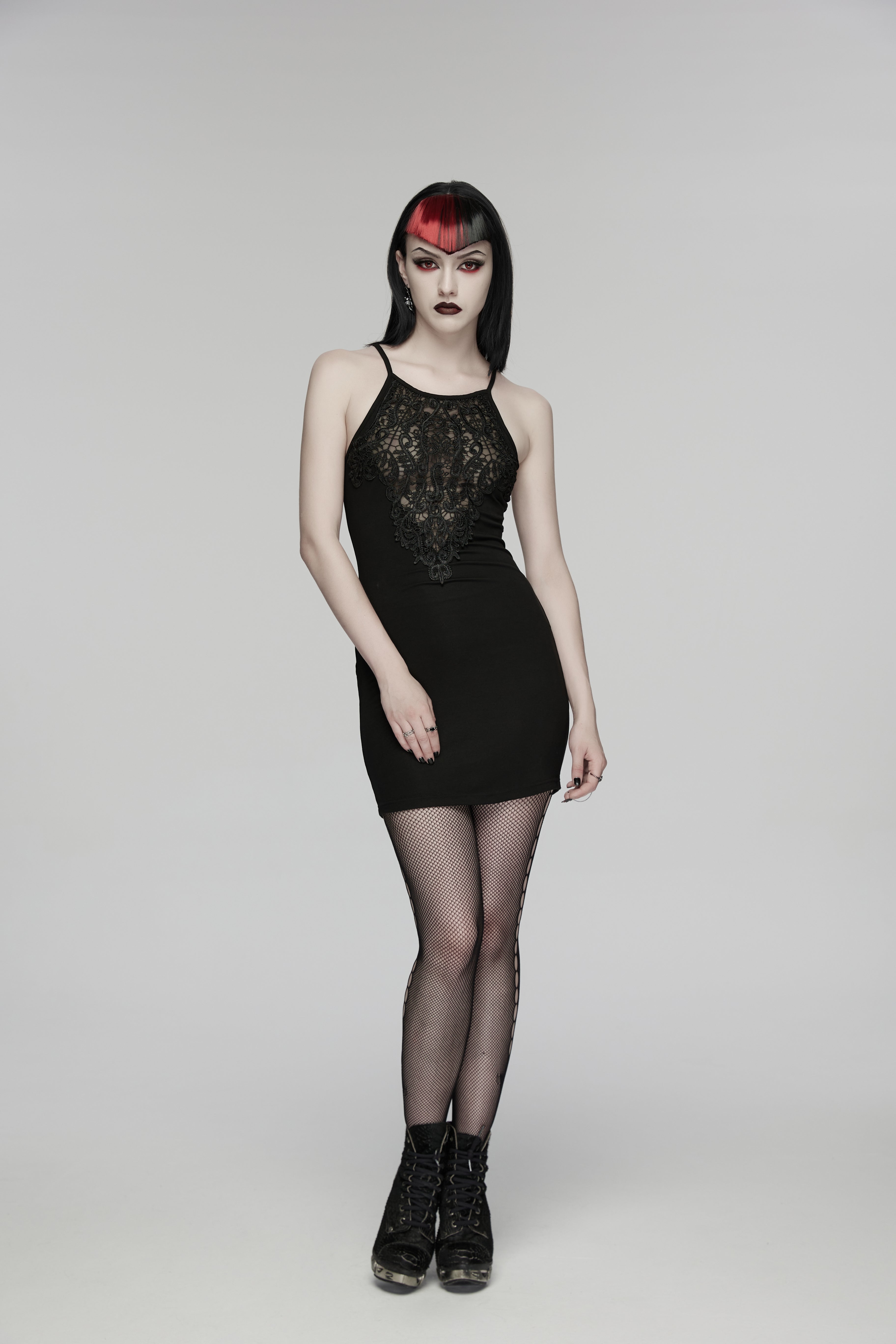 Punk Rave Juliette Goth Slip Dress
