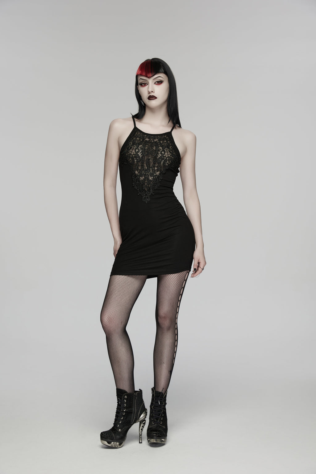 Punk Rave Juliette Goth Slip Dress
