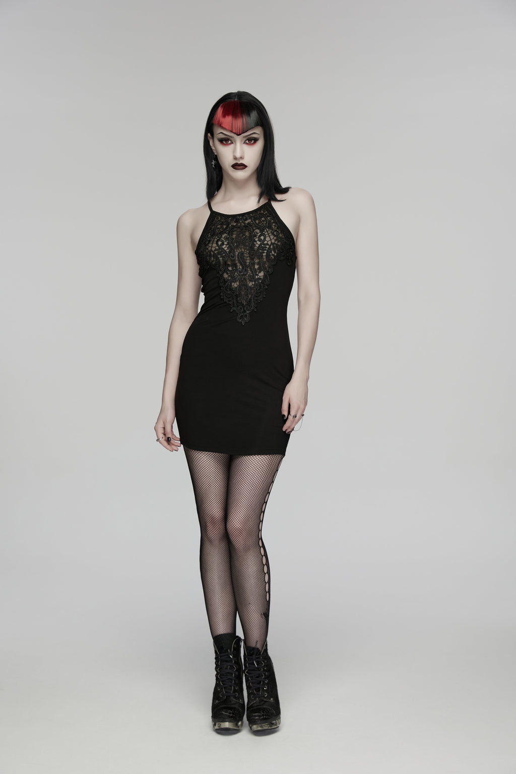 Punk Rave Juliette Goth Slip Dress