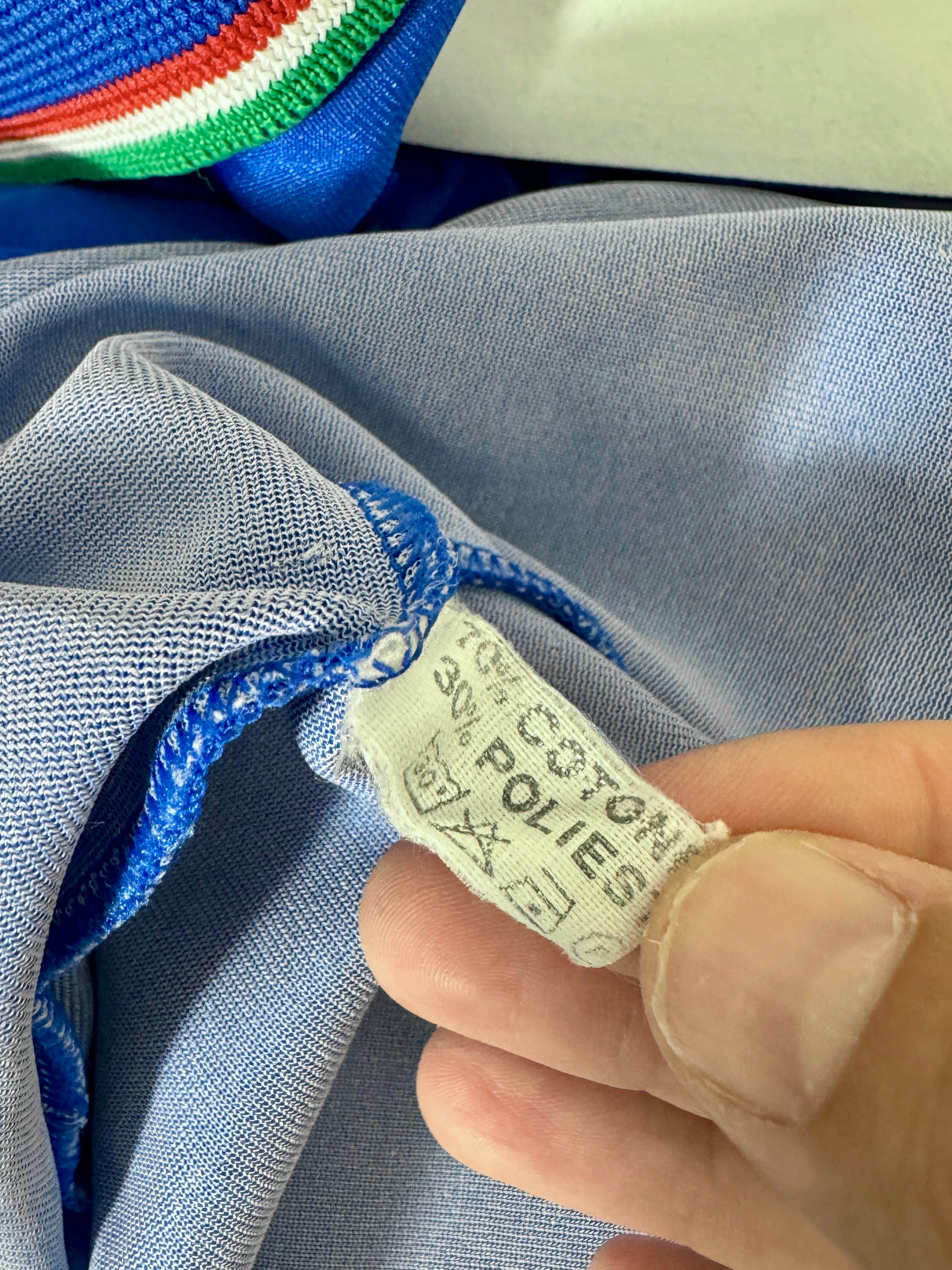 1986-90 Italy Home - Size L (M Fit) - #15 (Baggio)