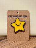 Unimpressed Star Pin Badge | Funny 3D Printed Pin | Quirky Gift