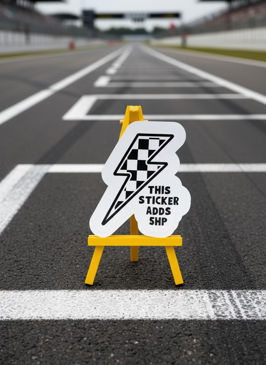 This Sticker Adds 5HP | Funny Car Bumper Sticker | JDM Joke