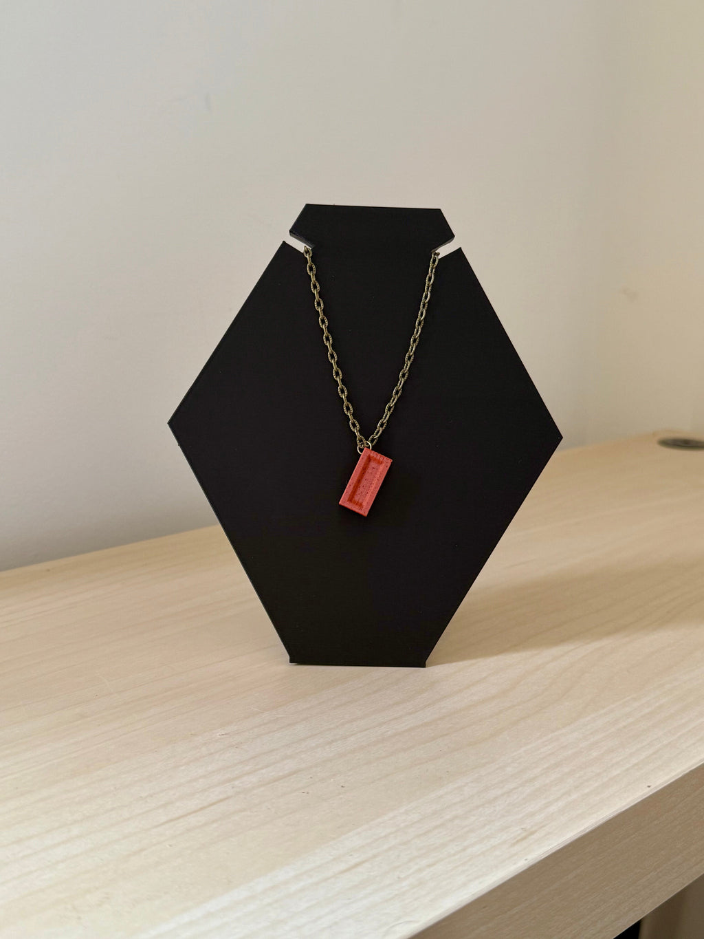 Brick Necklace | 3D Printed Quirky Pendant | Novelty British Gift