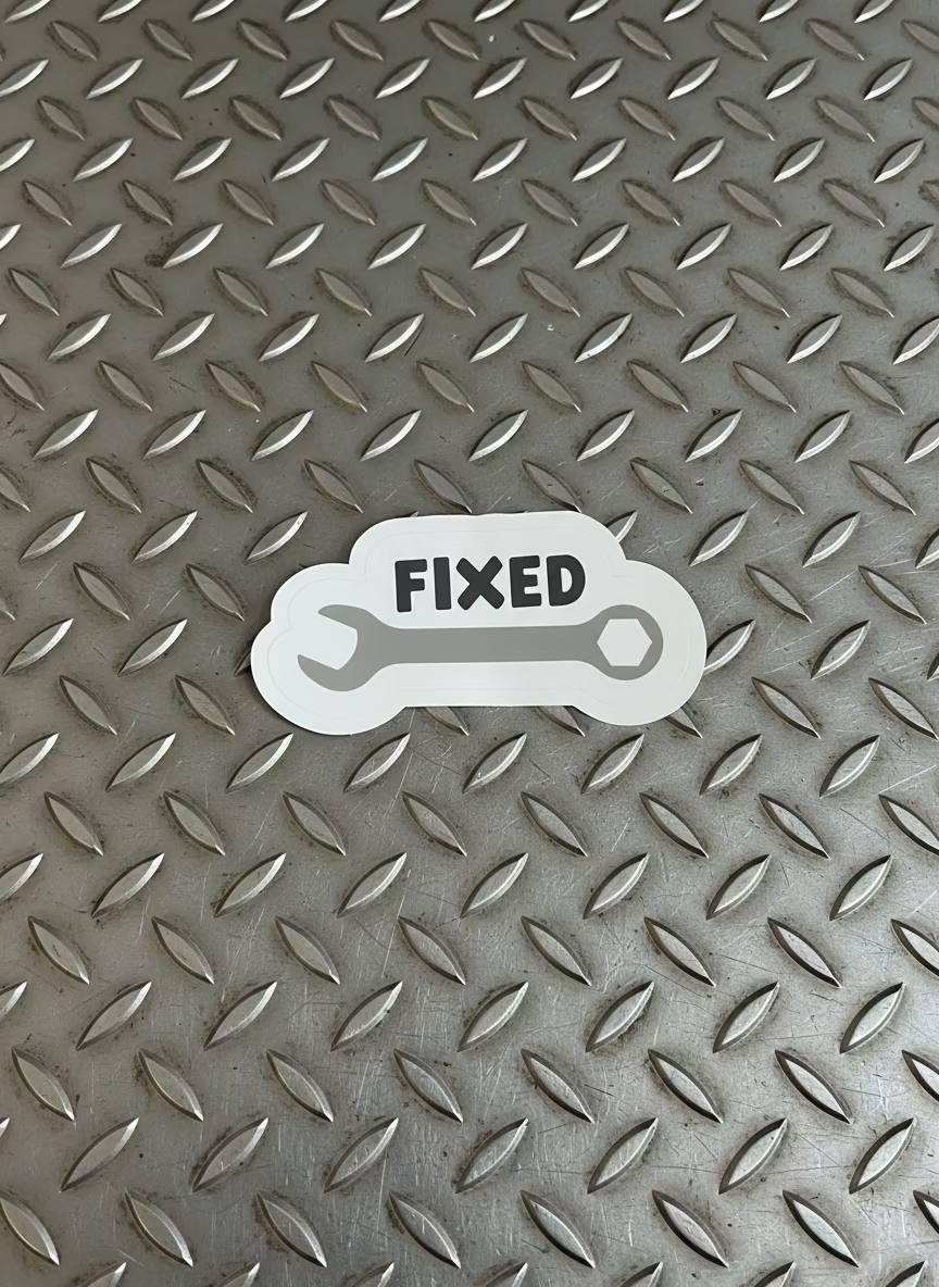 Fixed Not Bought Sticker | Funny Car Bumper Sticker