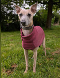 Fleece Lined Sweatshirt Vest - Burgundy