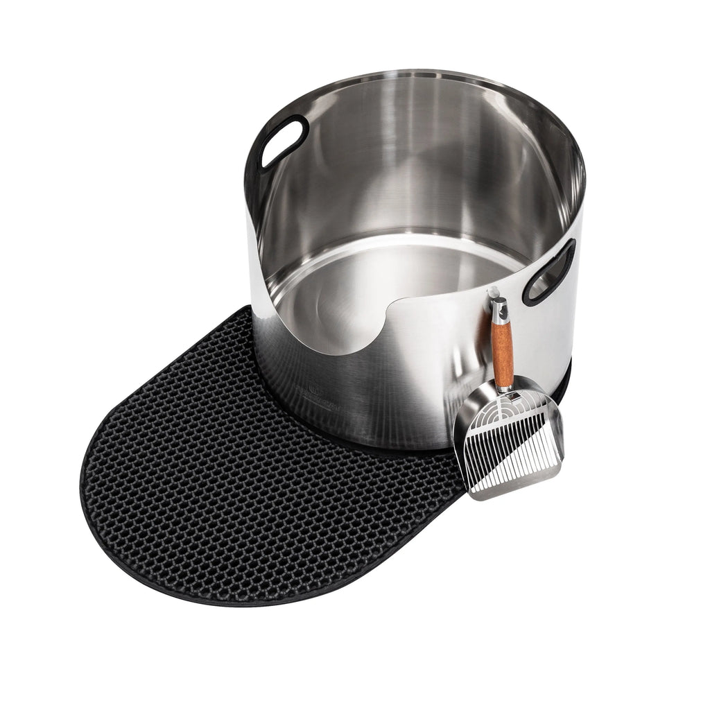 Fussy Cat - The Litter Box, 48 Litres. With Litter Mat & Scoop.