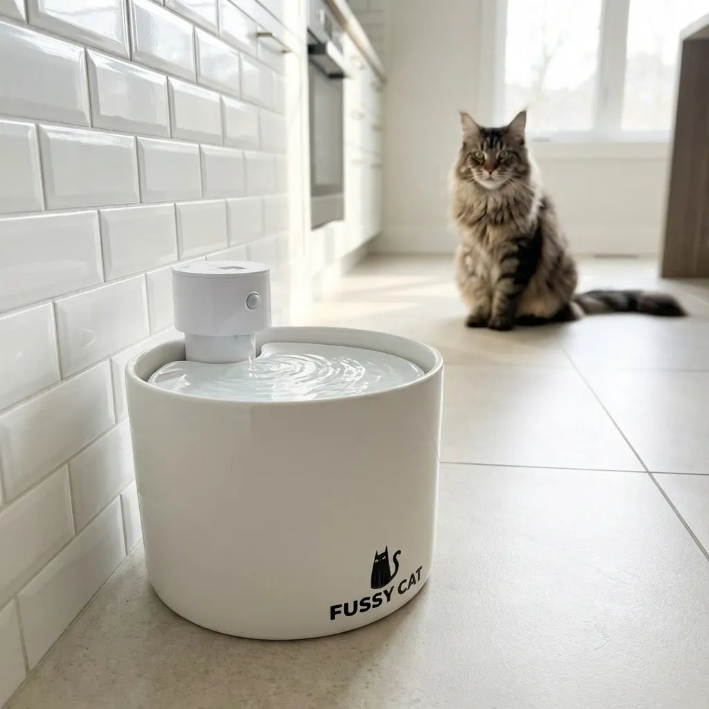 Fussy Cat - The Water Fountain
