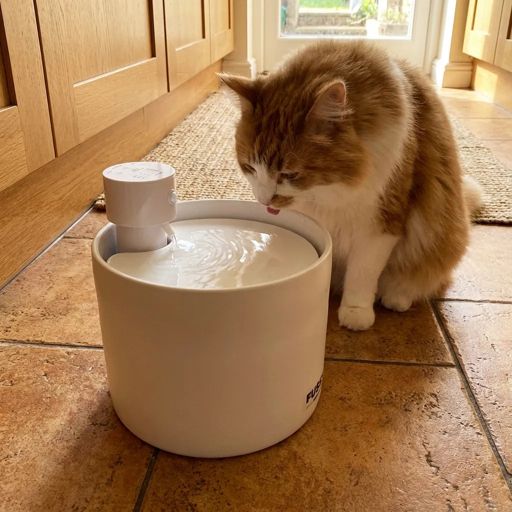 Fussy Cat - The Water Fountain