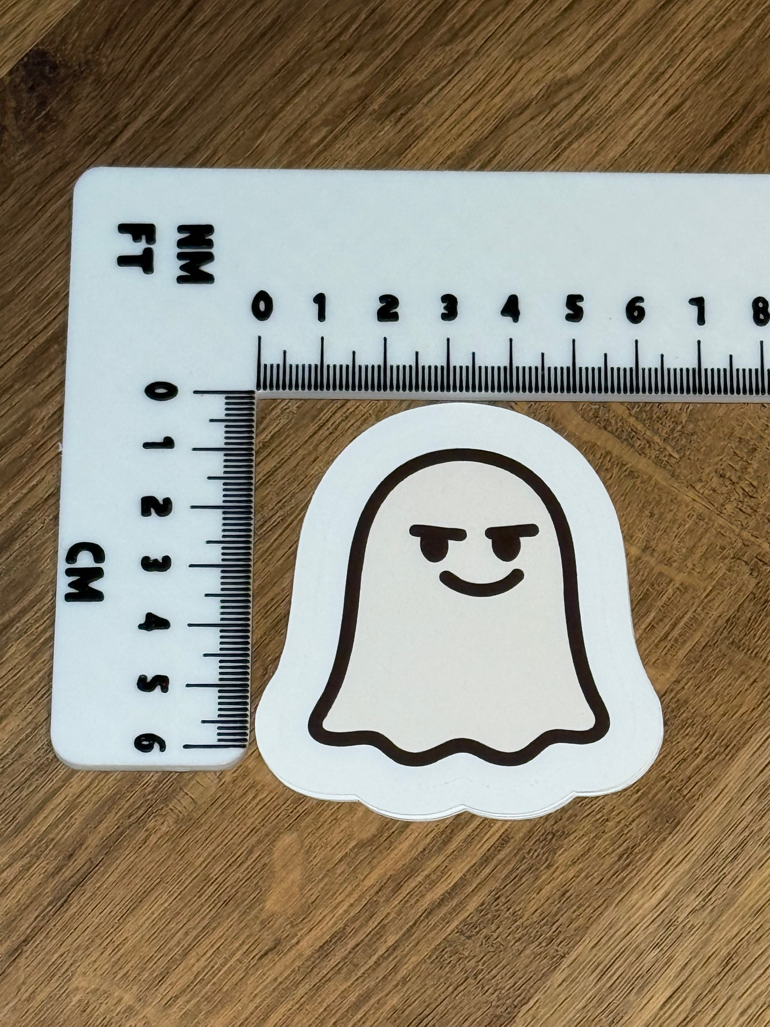 Cheeky Ghost Sticker | Cute Halloween Vinyl Sticker