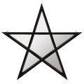 Gothic Gifts Black Framed Pentagram Mirror